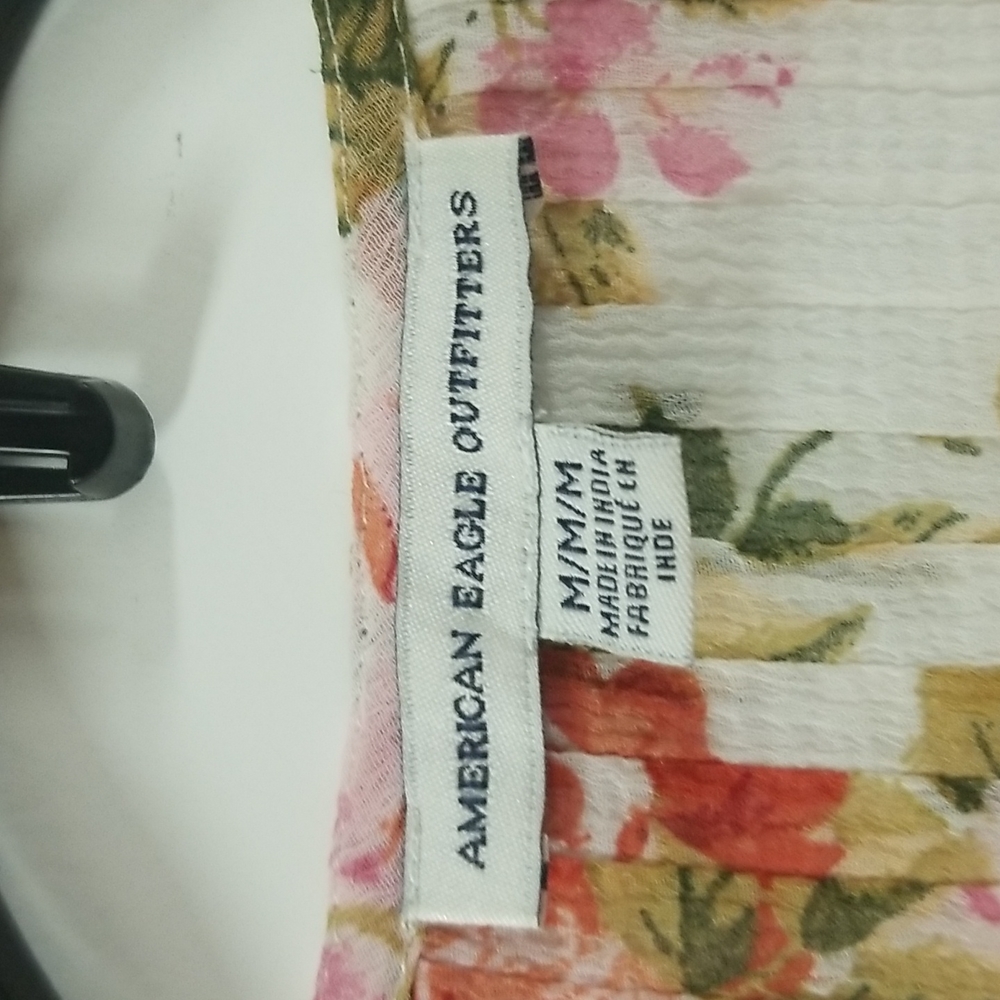 American Eagle Outfitters  sheerlike printed duster  sz. M - Picture 6 of 13